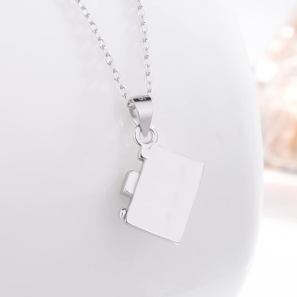 アクセサリー Different Necklace Premium Silver 53cm Sterling Silver Oxidized Popcorn Chain Necklace - Kezef
